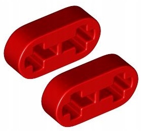 

Lego Belka płaska 1x2 Czerwona (41677/6371442) x2