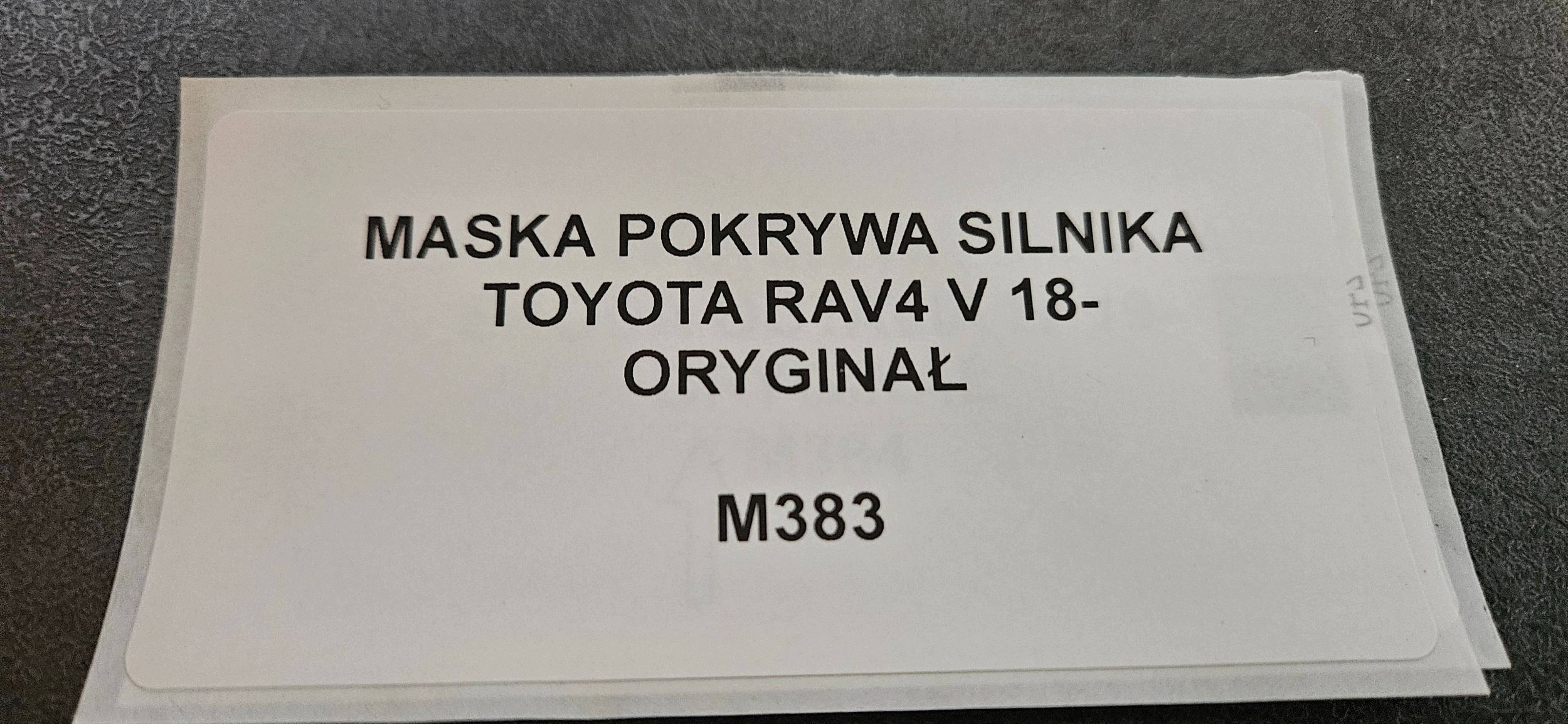 cofano TOYOTA RAV4 V 18- originale
