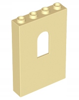 

Lego Panel okno 1x4x5 60808 tan