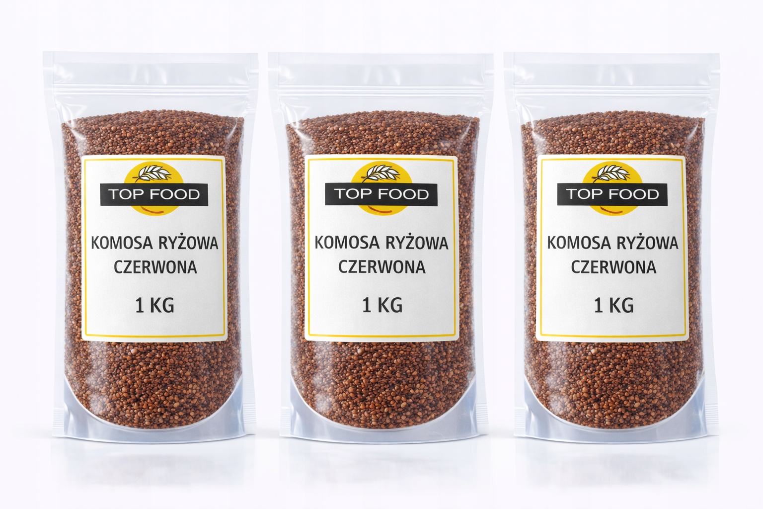 Rýžová komosa Quinoa červená 3 x 1 kg – Peru, přírodní Top Food