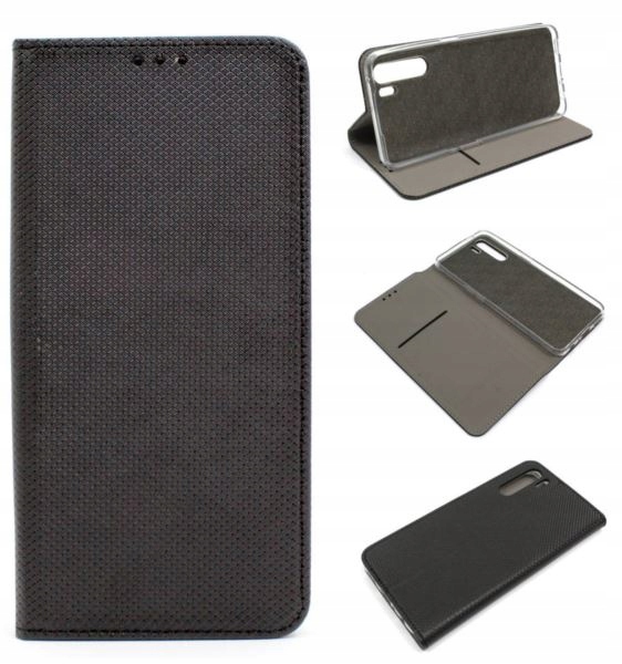 

Etui Obudowa Magnet Case do Oppo A91 czarn +szkło