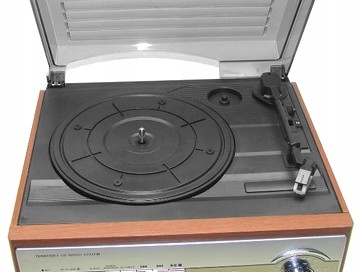 Wieża Gramofon HYUNDAI CD USB MP3 WMA SD RIP Model RTC182SURIP