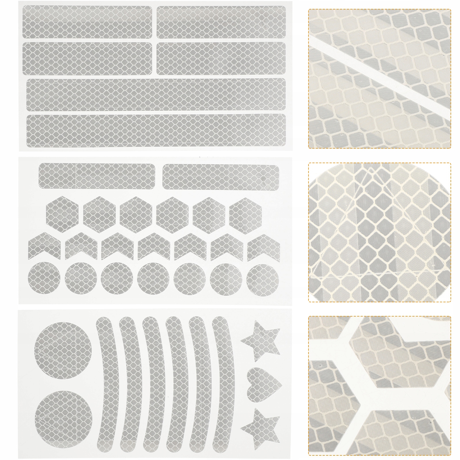 NAKLEJKA ROWEROWA DEKORACJA ZEWNĘTRZNA 3 ARKUSZY Marka bez marki