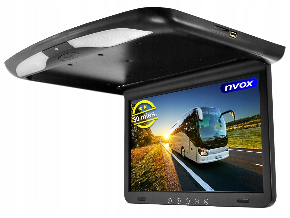 MONITOR PODWIESZANY ROZKŁADANY DO SUFITU 15 CALI HDMI AV USB