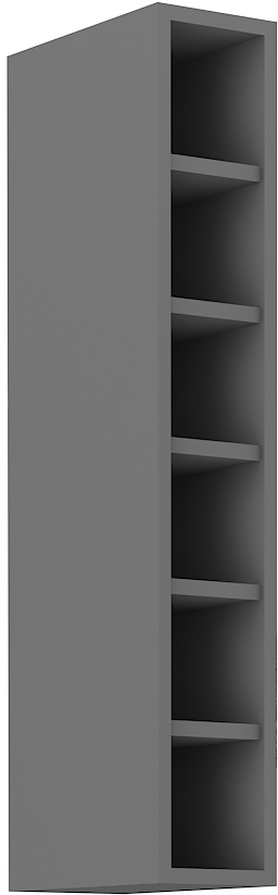 Szafka kuchenna górna otwarta 15x90 VIVA antracyt