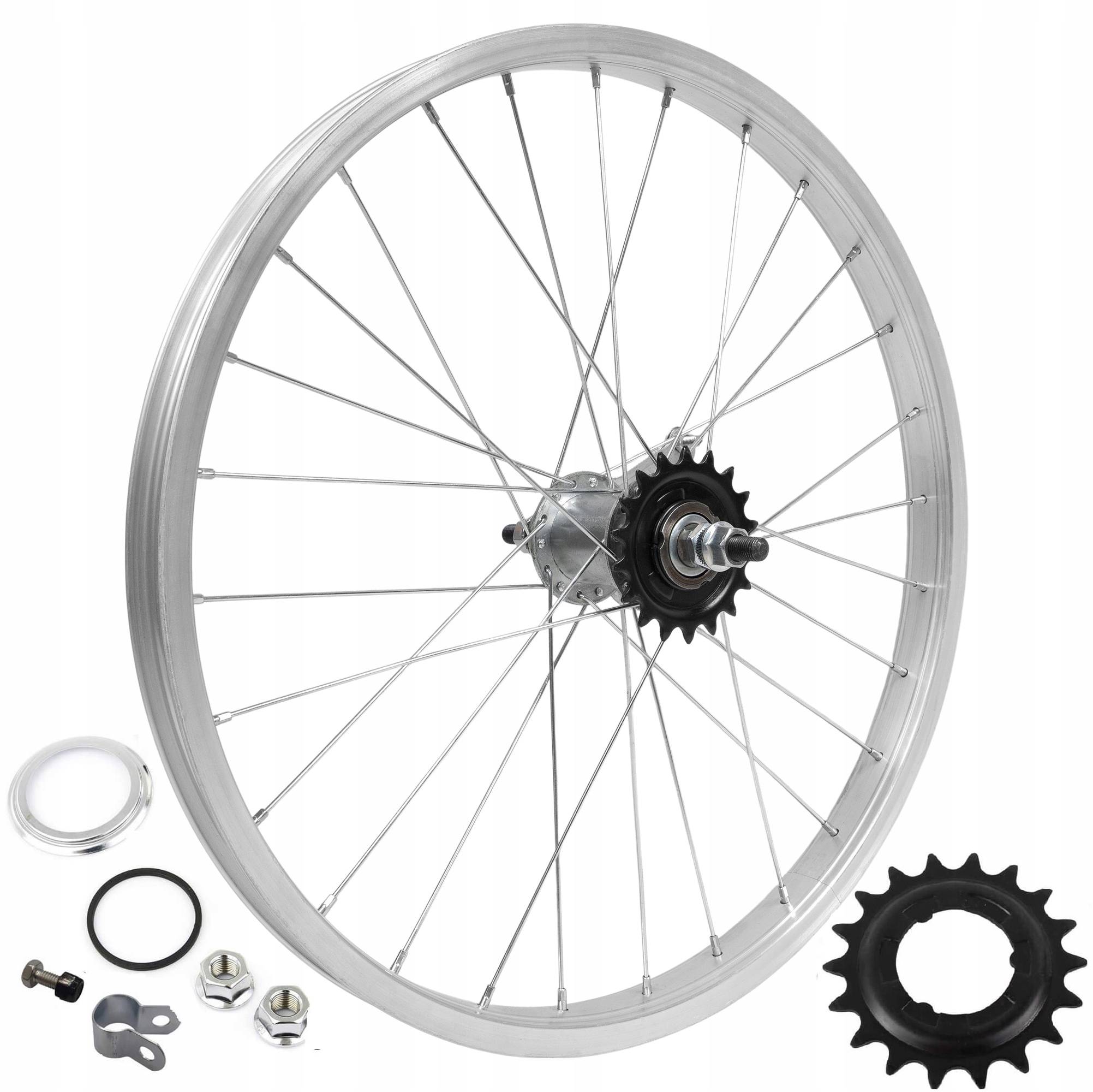 Kompletní kolo zadního kola Torpedo 20 palců Hliníkový náboj Polské