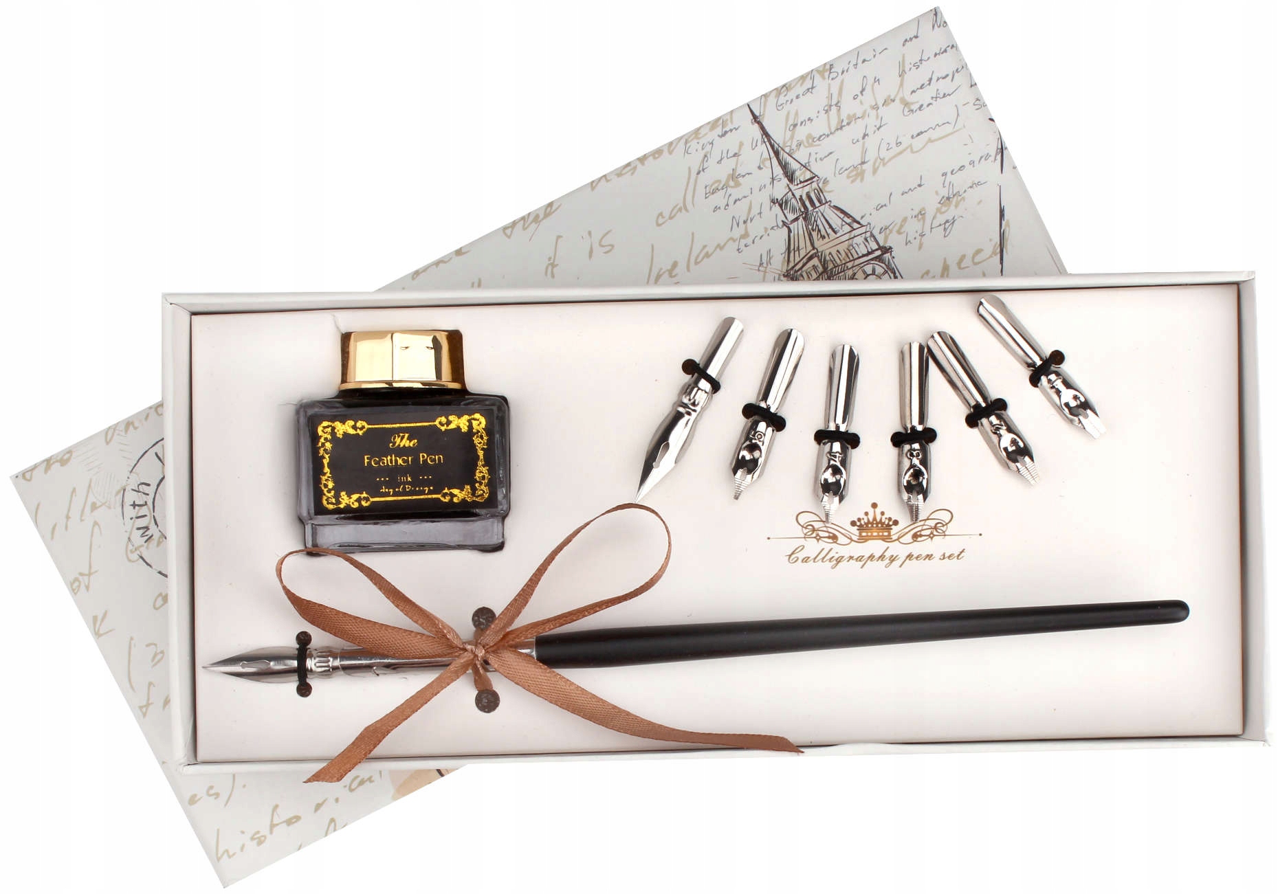 Kaligrafické Pero Sada Inkoust 6 Ocelí