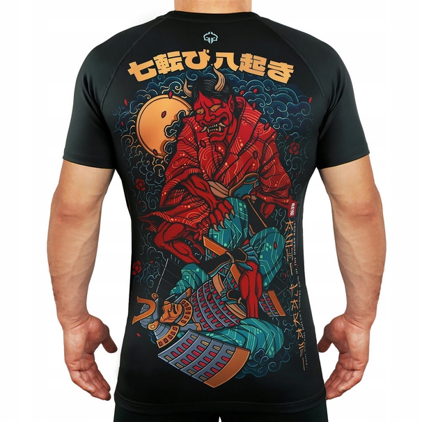 Rashguard Ashi Garami Ground Game Vale Tudo Mma Bjj L krótki rękaw