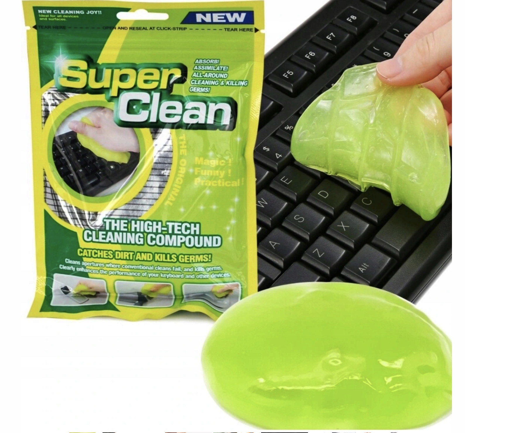 

Czyścik Guma Żel Do Klawiatur Telefonów Plastelina