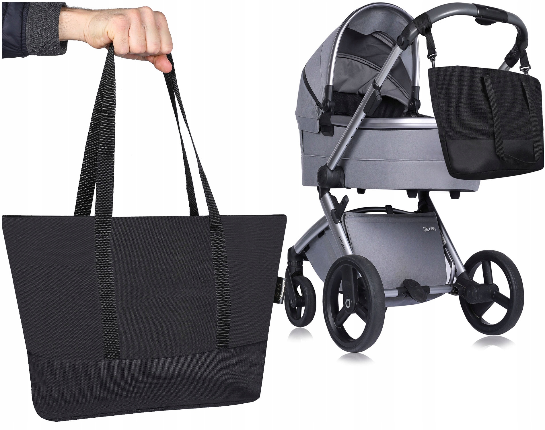 

Mio bebe Torba do wózka dla mamy Duża i Pojemna