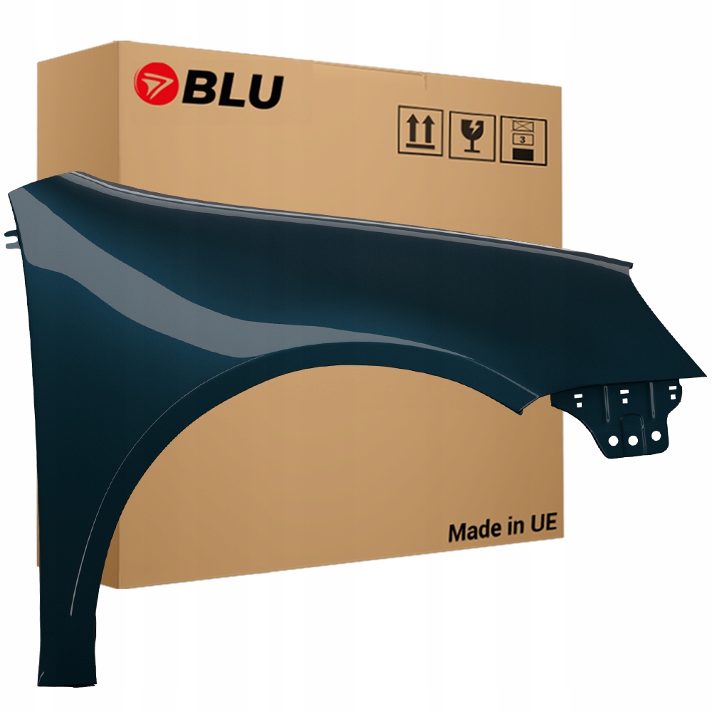 Blu Blatník Vw Golf V 5 LC5F pravý modrý 03-09 přední hatchback