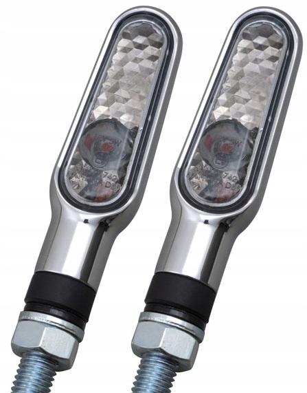 Sada smerových svetiel pre motocykle Mini-led Daytona, dymové sklo Atest Ece