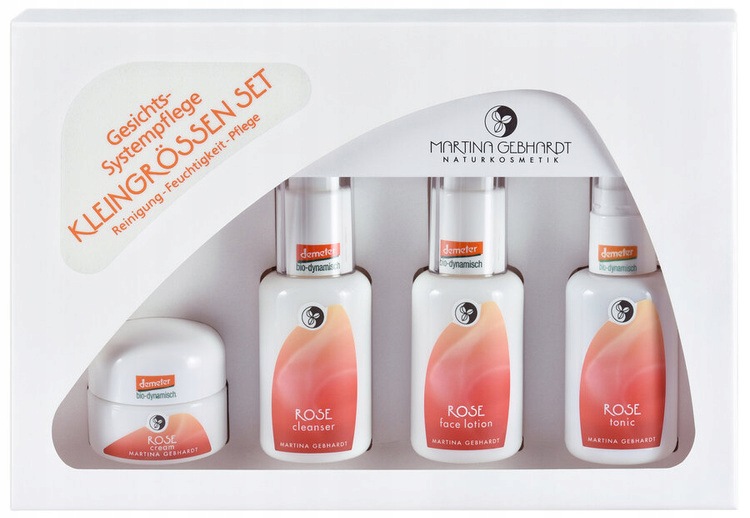 Rose Sada pro péči o suchou a jemnou pleť (krém 15 ml emulze 3)
