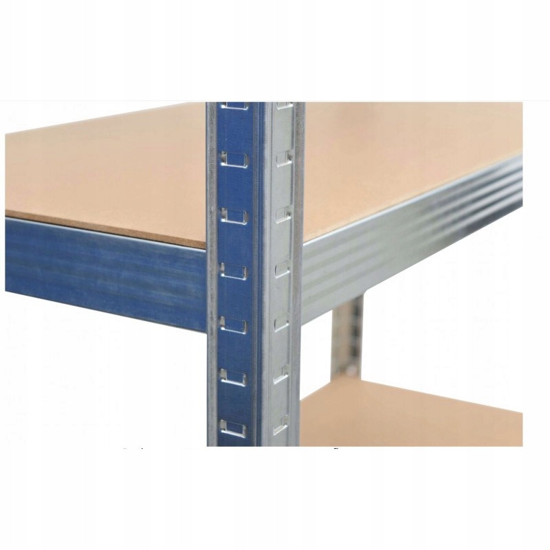 REGAŁ METALOWY MAGAZYNOWY GARAŻOWY WARSZTATOWY Z PÓŁKAMI NAROŻNY 875kg Marka VMP