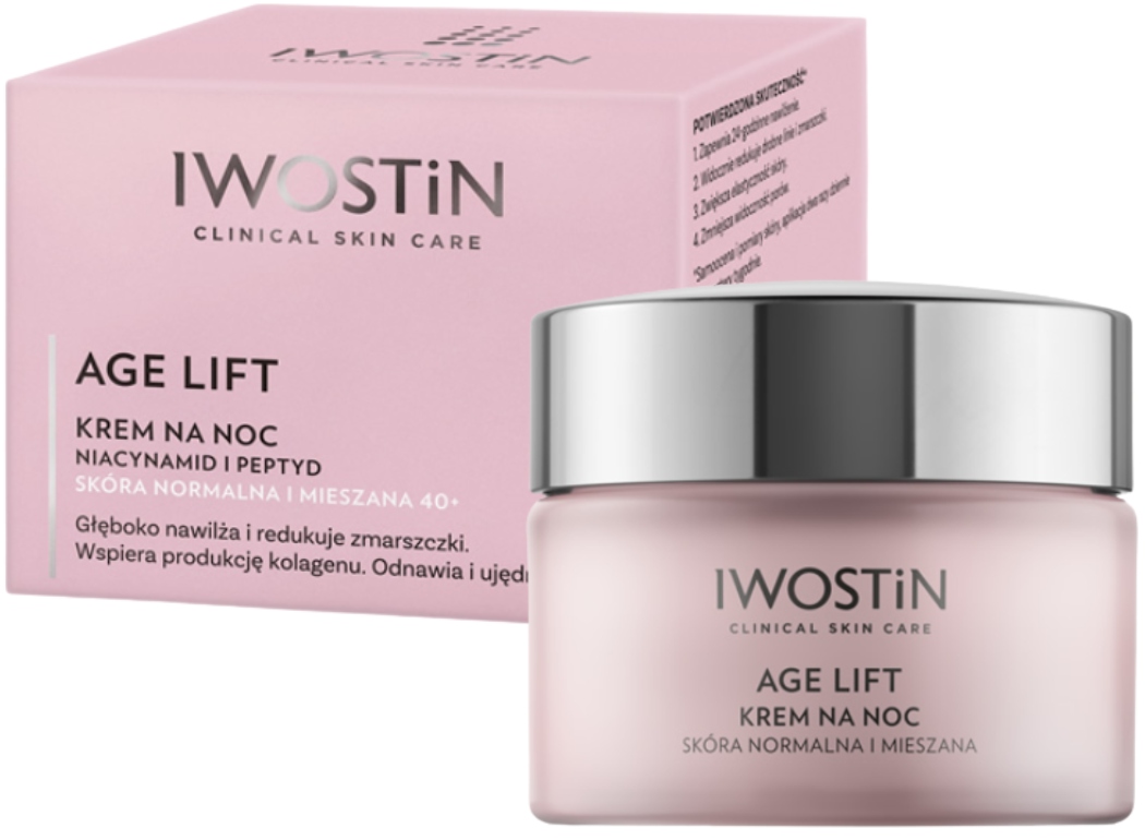 Iwostin Age Lift krem do twarzy na noc skóra normalna i mieszana 50 ml