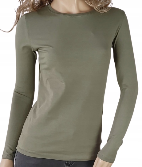 Gładka bluzka LaTynka KOLORY okrągły dekolt R50 Linia plus size (duże rozmiary)