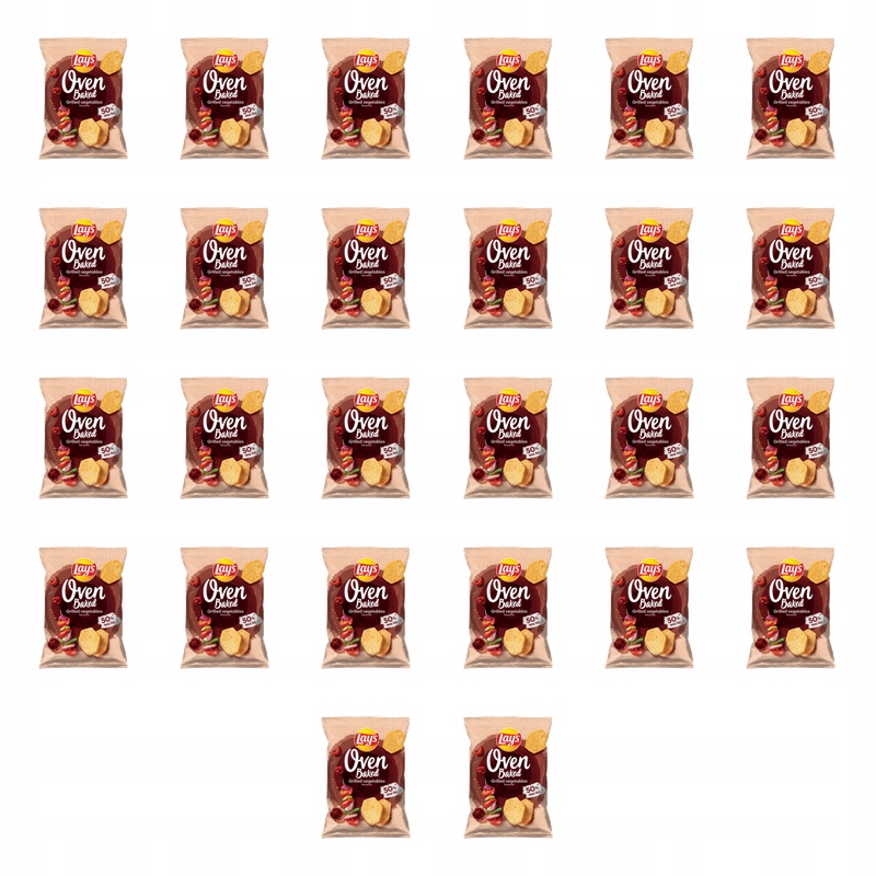 Lay's Oven Baked Grilled Vegetables 110g X26