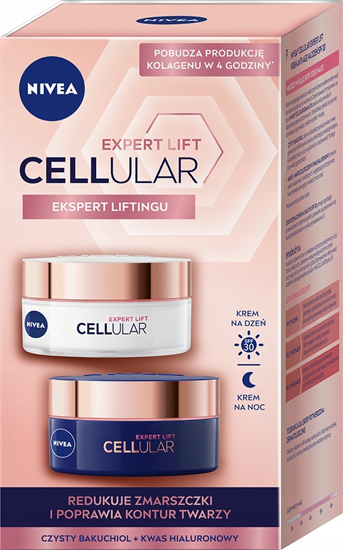 Nivea Cellular Expert Lift Zpevňující denní krém SPF30 50ml Noční krém
