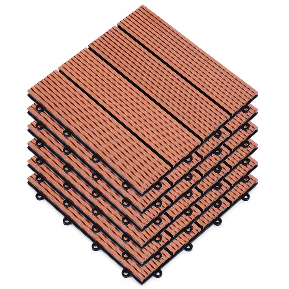 Terasové dlaždice Hnědé 30 x 30 cm Progarden 6 ks Montáž na Klik