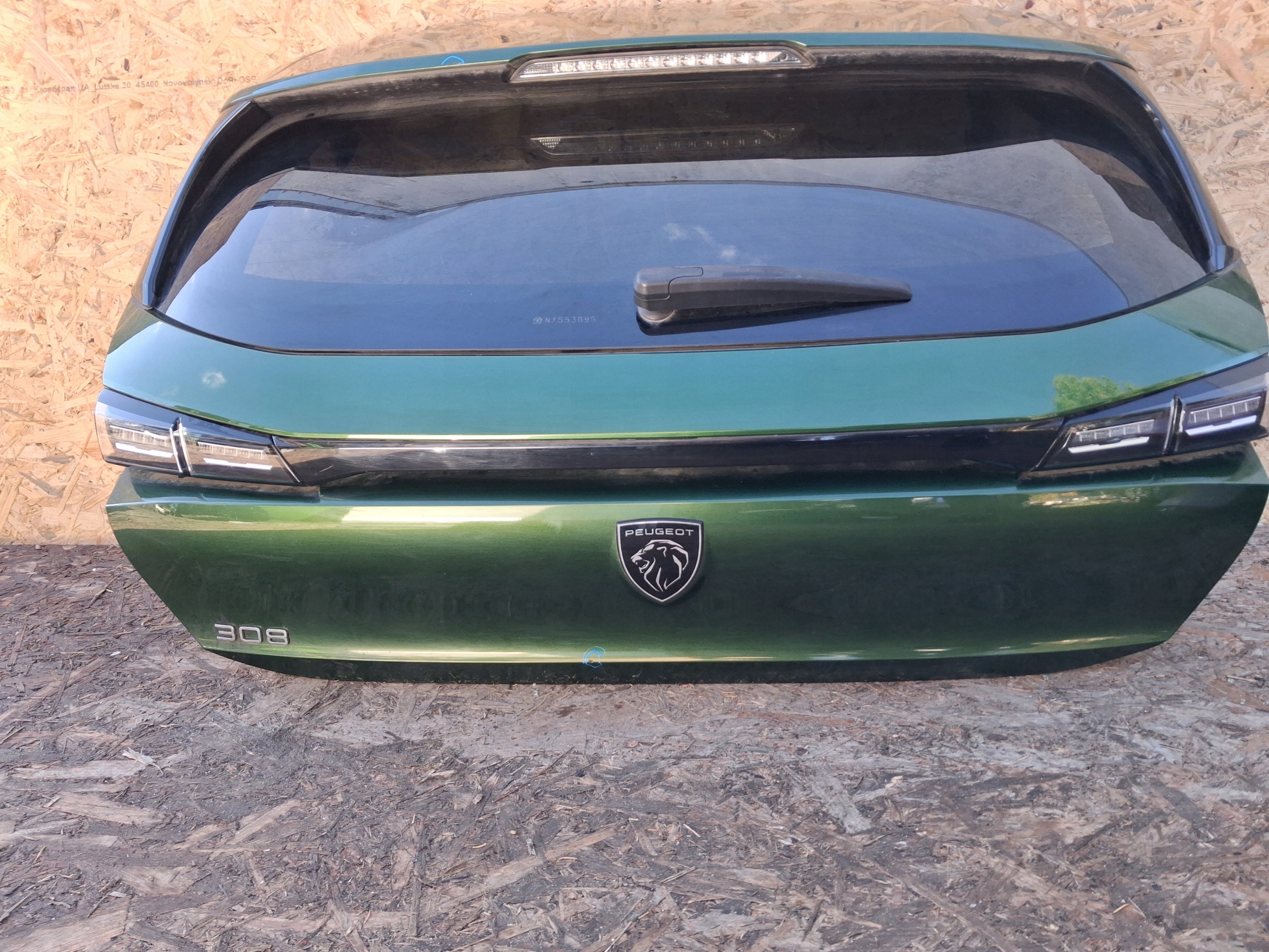 trunk door PEUGEOT 308 III T10 HB
