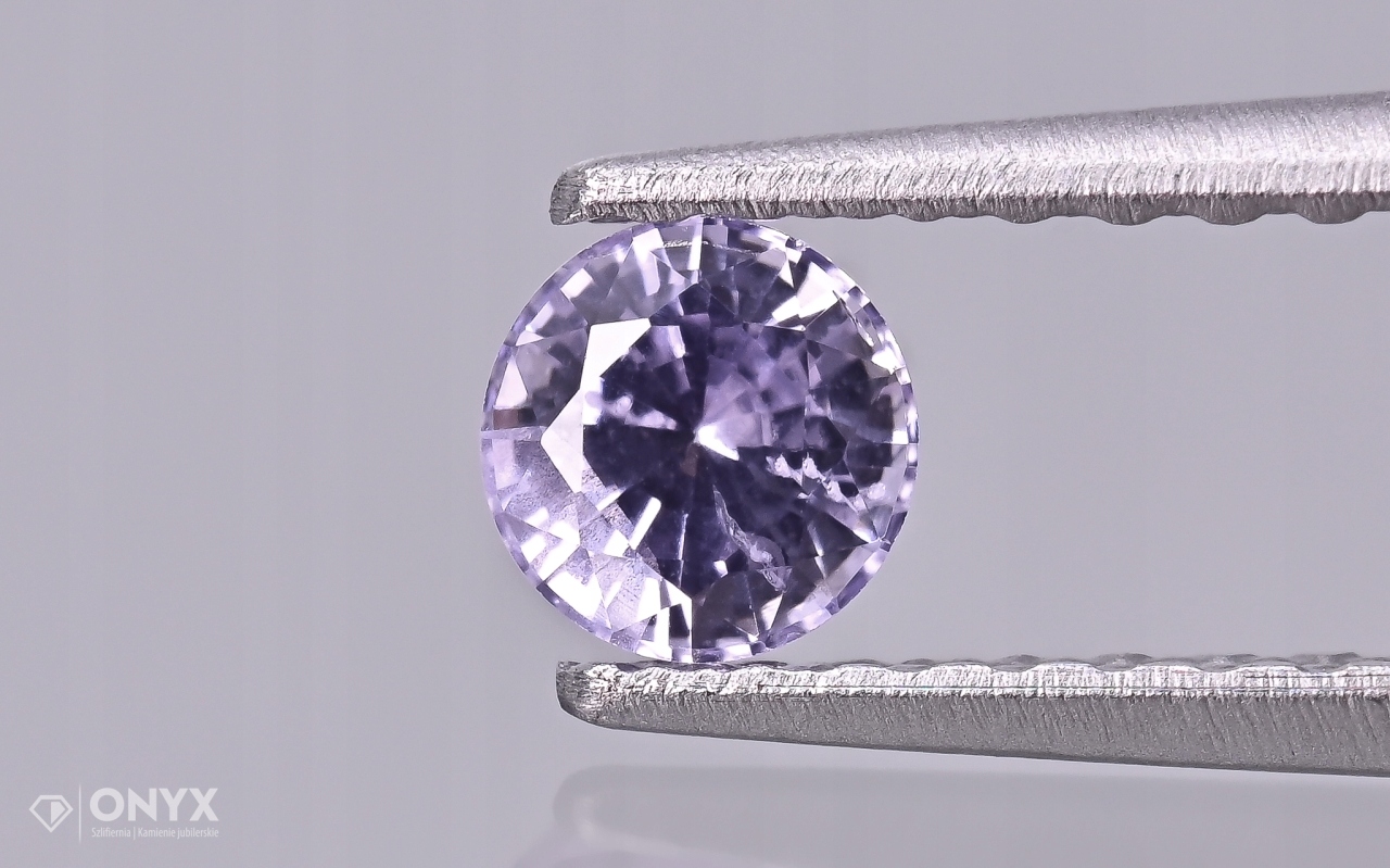 Fazetovaný safír kulatý fi 3,5 mm