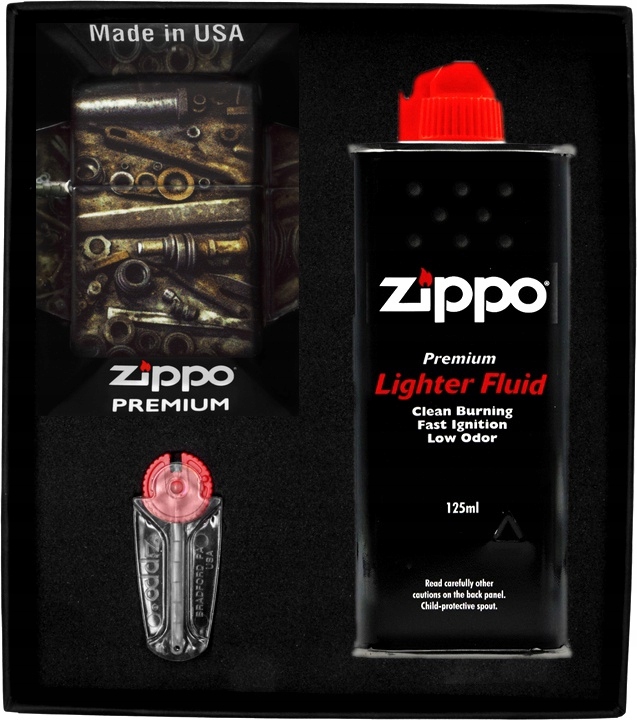 Sada Zippo Zapalovač Vintage Tools Design Dárkový No1