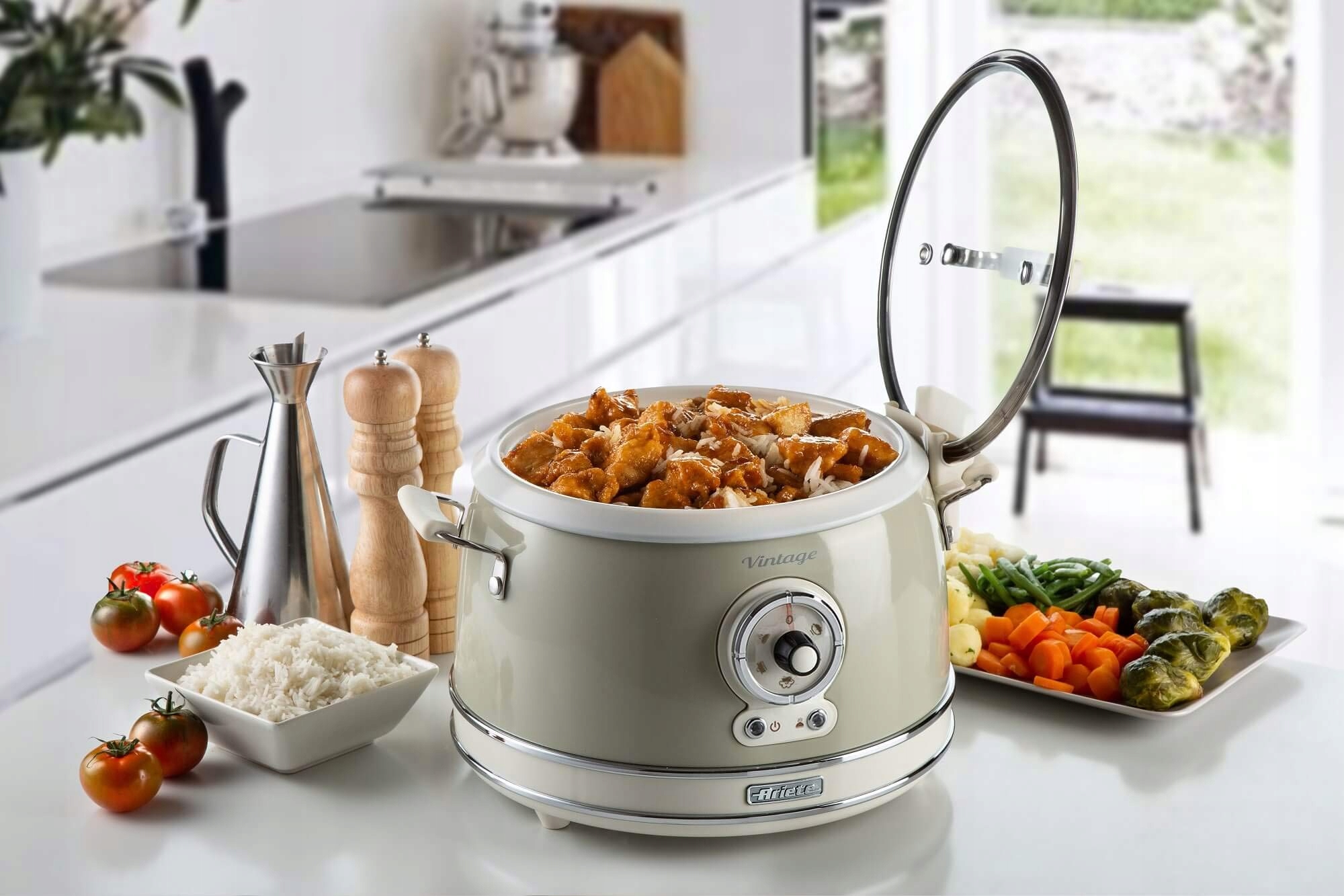ARIETE Elektryczny Garnek Do Ryżu 00C290403AR0 Gotowanie Na Parze — miniatura 7