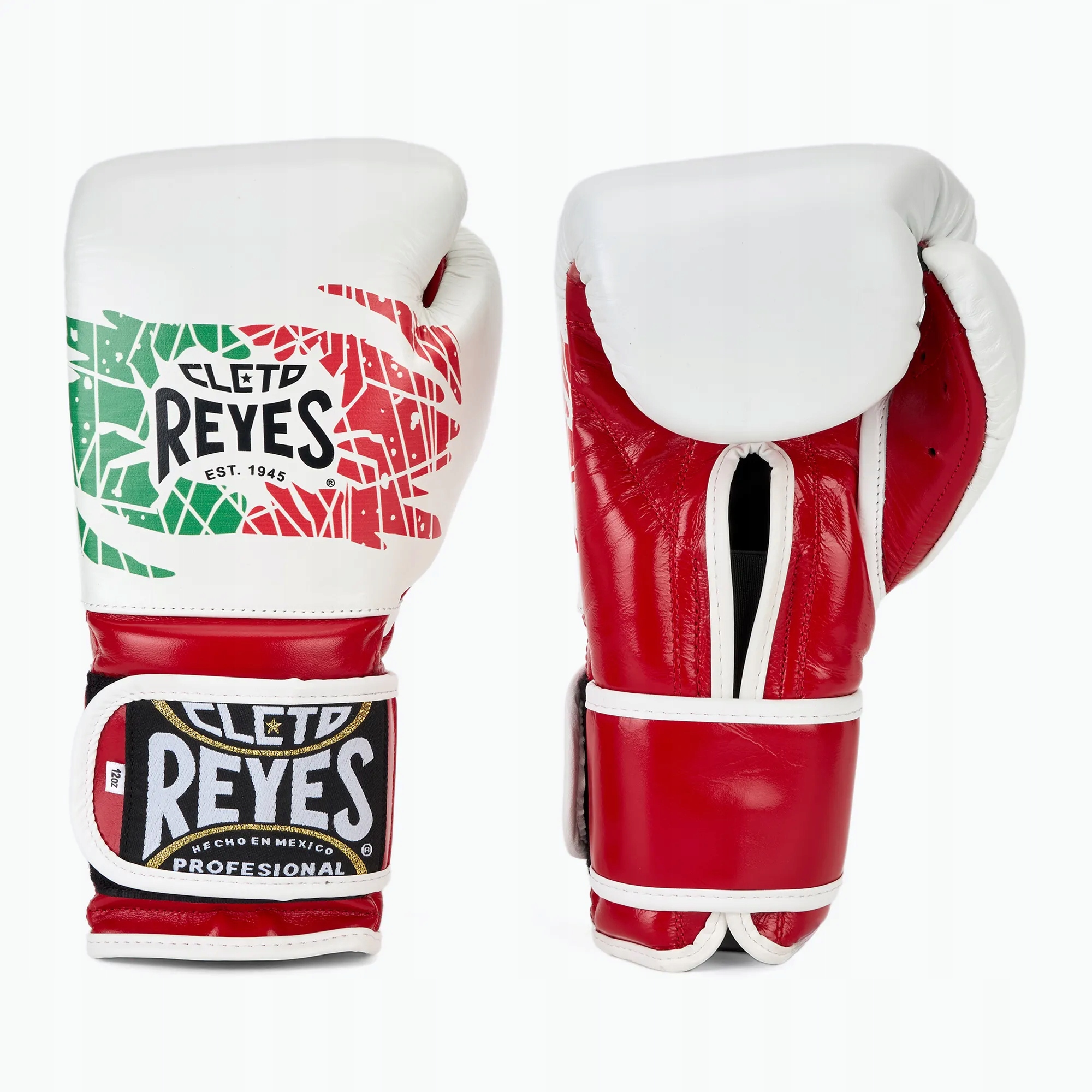 Cleto Reyes Rękawice Bokserskie Velcro Sparring Gloves White Mexican 16OZ