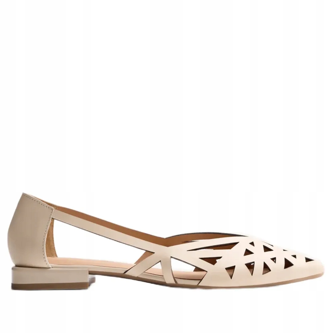 Dámské baleríny Gioseppo Bumala 78218-P off white 38, bílá