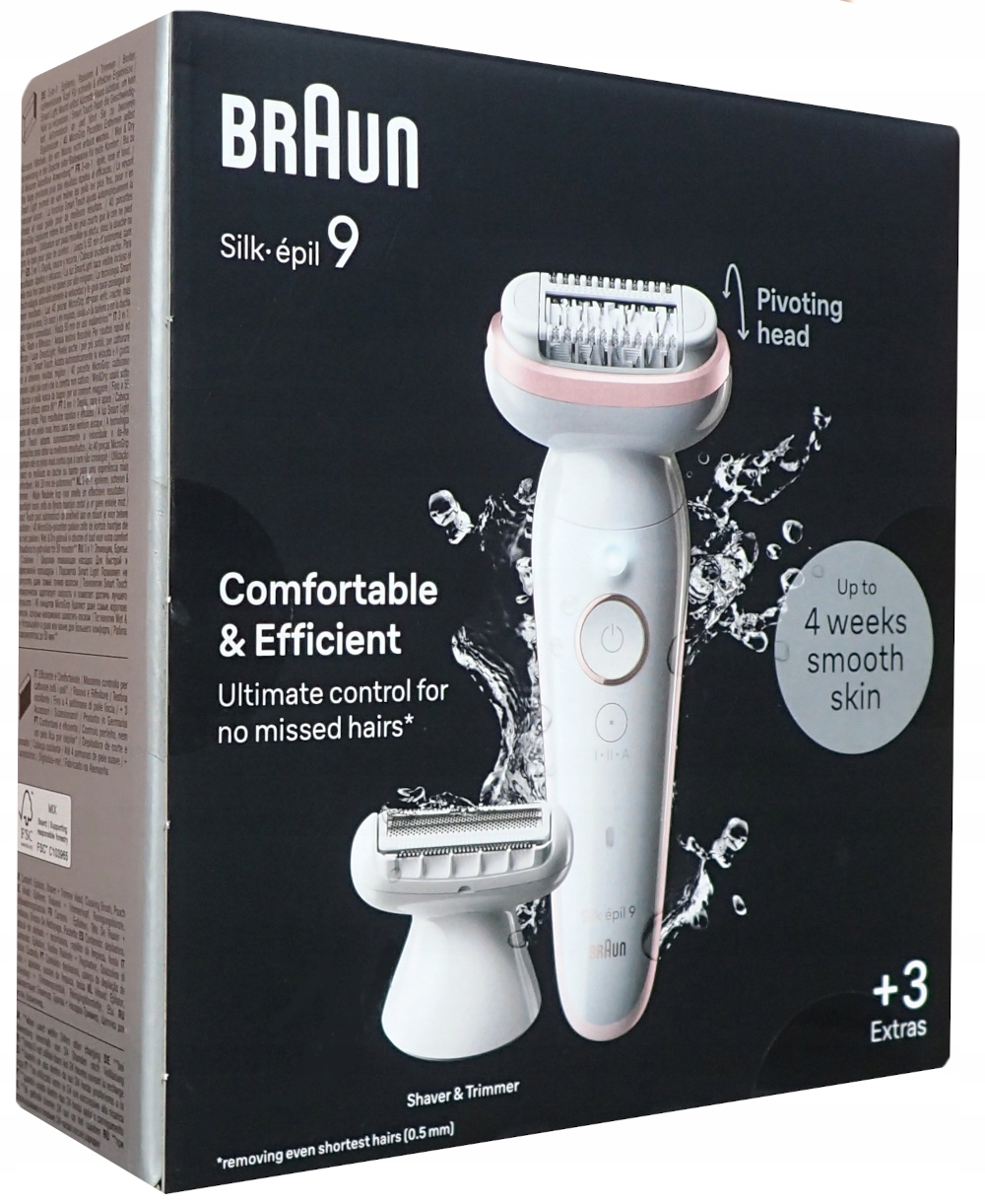 Depilátor Dámsky holiaci strojček na bikiny a nohy Braun Silk-Epil Ses 9-030