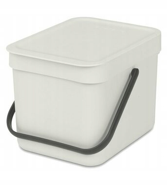 Odpadkový koš Brabantia Sort & Go 6 l, světle šedý