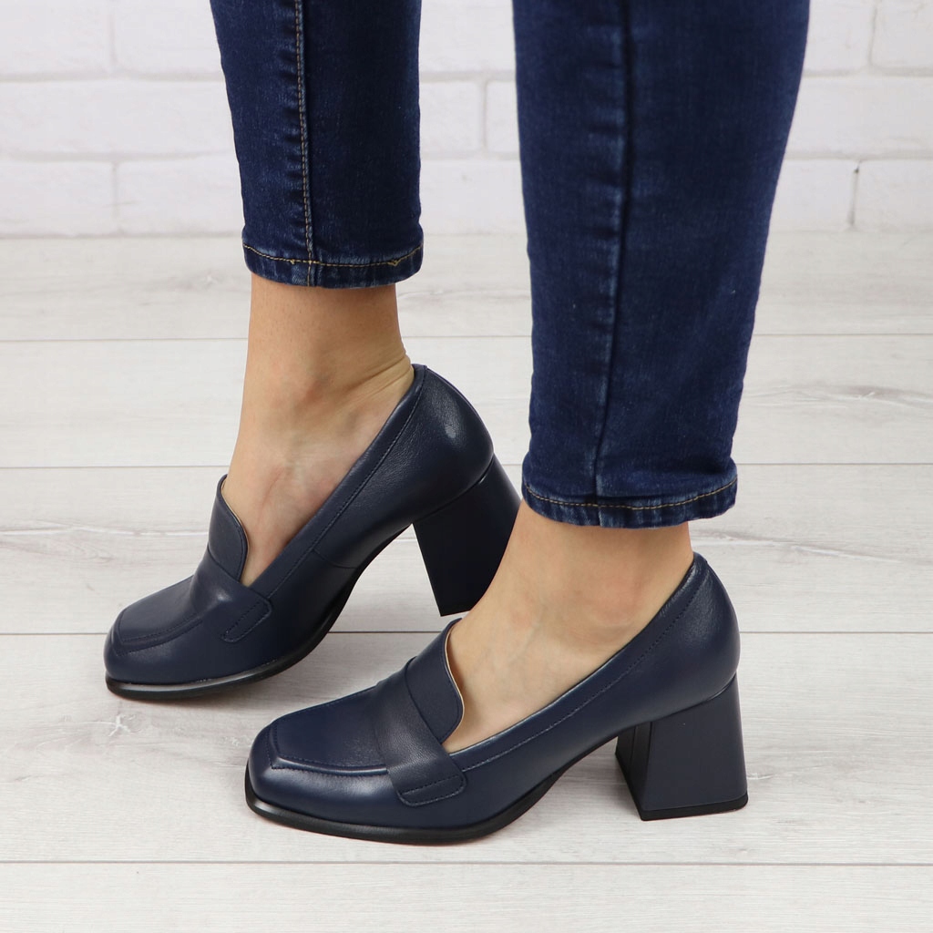 Półbuty Aga 9214/2307 Granatowe Lico 40 Rozmiar 40