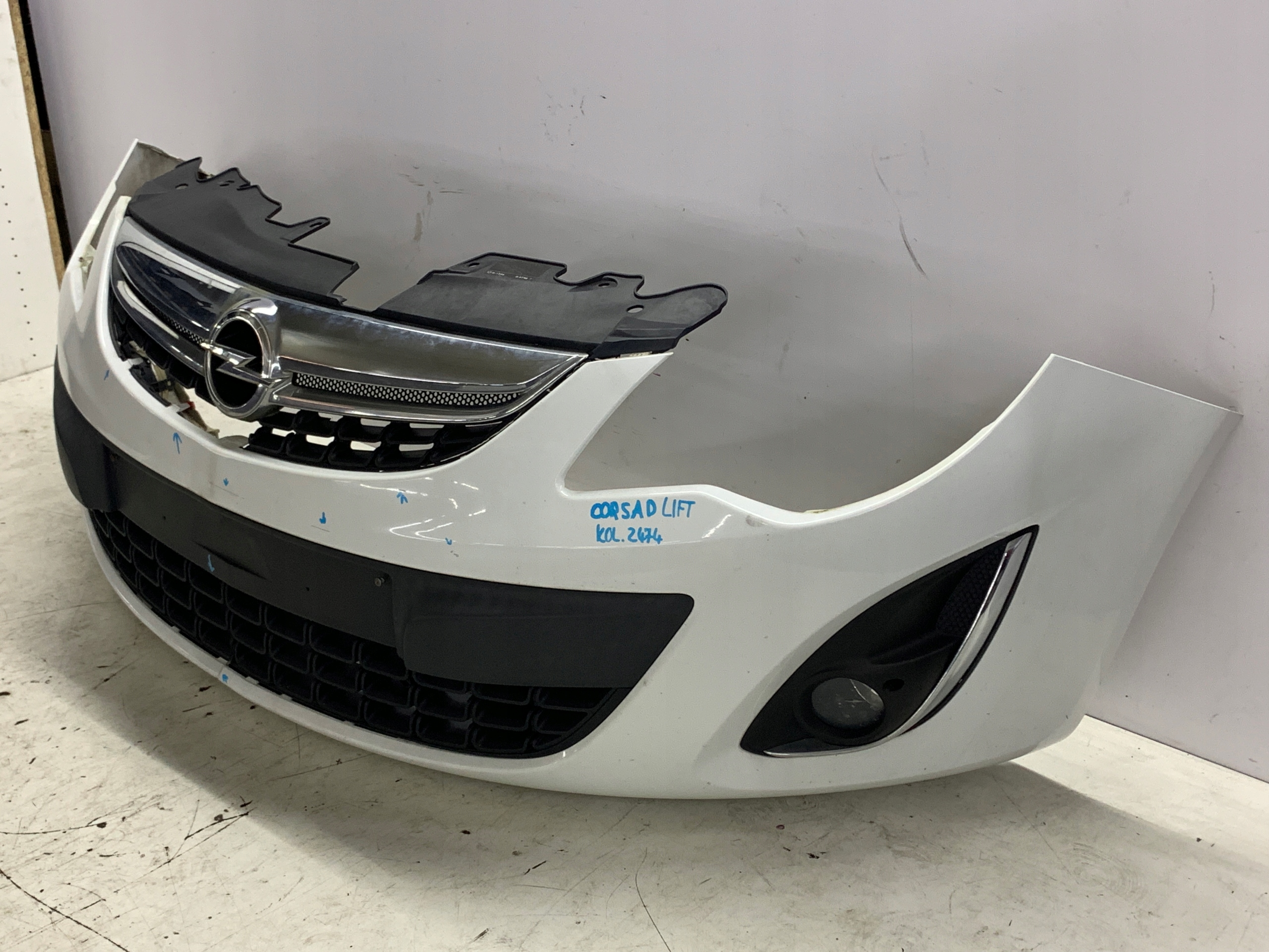 bumper front front OPEL CORSA D LIFT (2011-2014) 3D Z474