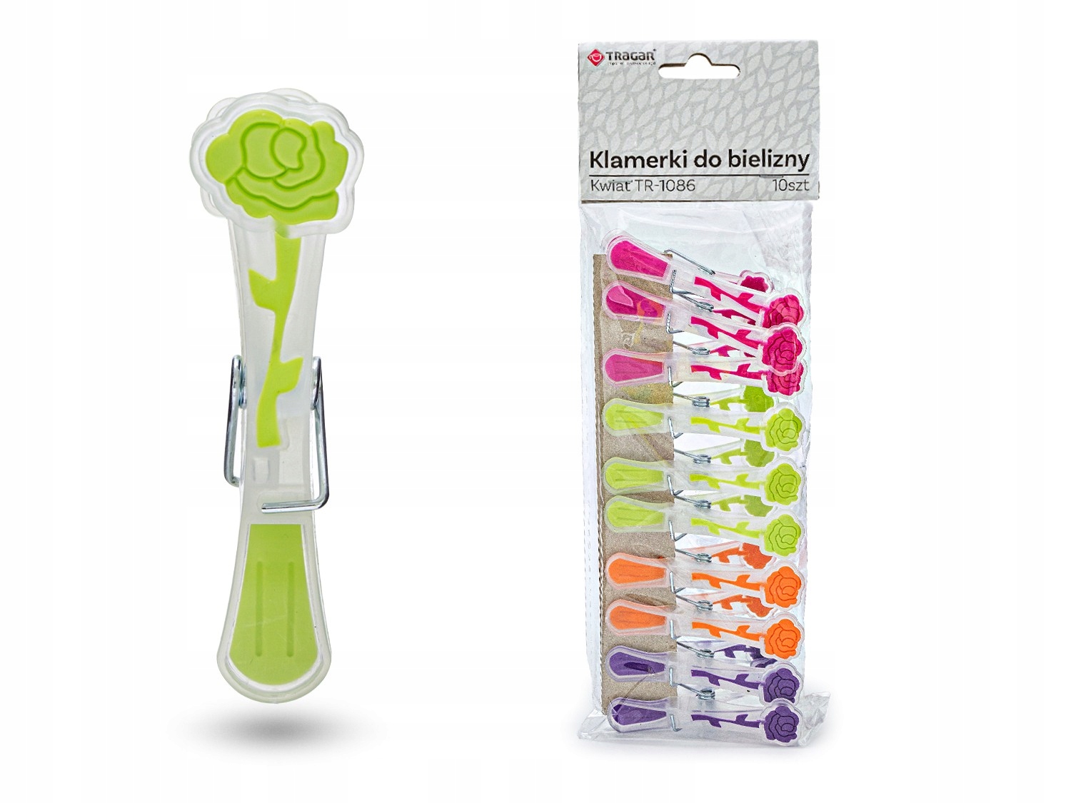 

Klamerki do bielizny spinacze plastikowe 10szt