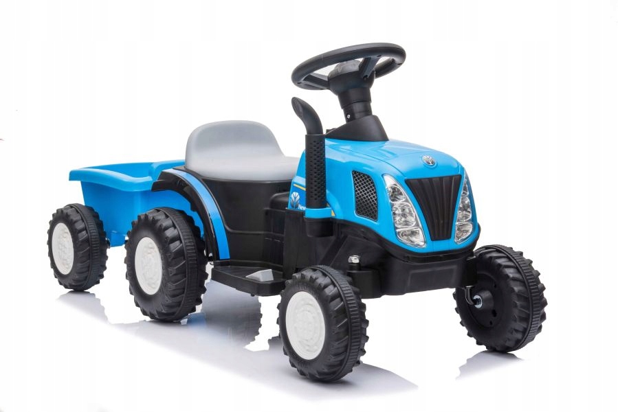 

Traktor Na Akumulator Z Przyczepą Niebieski