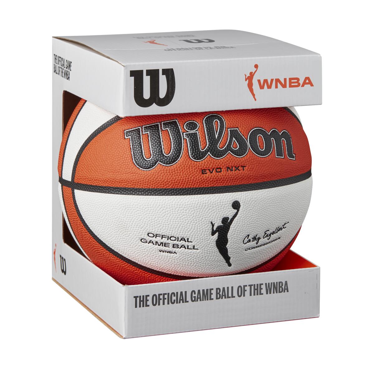 WILSON WNBA GAMEBALL OFICJALNA PIŁKA DO KOSZYKÓWKI MECZOWA EVO NXT 6