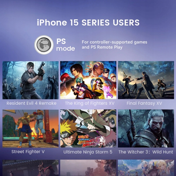 GameSir G8 Galileo mobile contr iPhone15 & Android