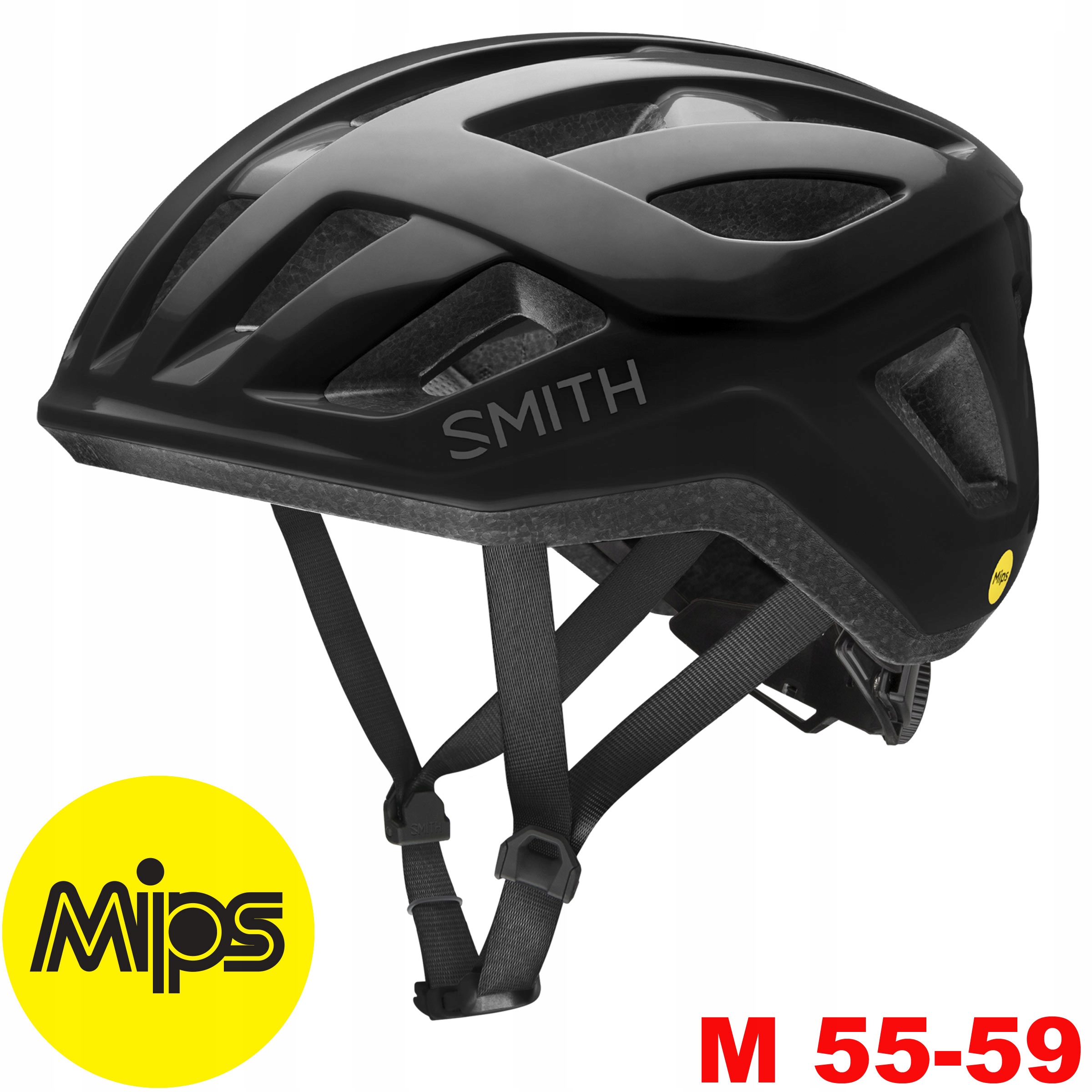 Smith Kask rowerowy szosowy miejski gravel rolki Signal Mips M 55-59 Black
