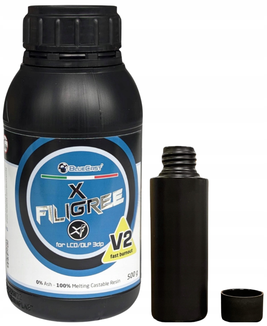 Pryskyřice BlueCast X-Filigree V2 Klenotnická 0,1 kg 0,1 l pro 3D tisk, Odolná