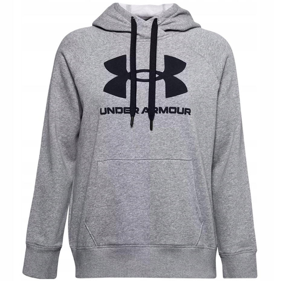 Mikina Under Armour Rival Fleece Logo Hoodie šedá L