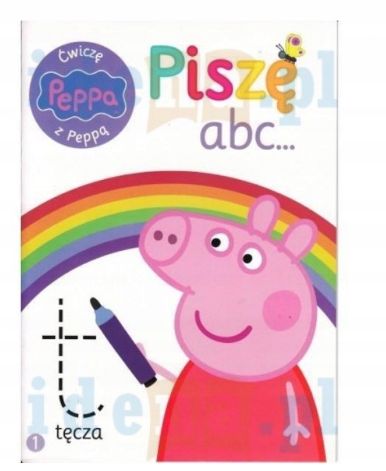 

Świnka Peppa Nauka pisania literek Książeczka Pepa