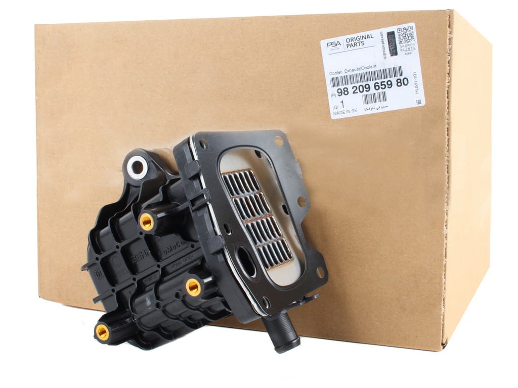 9820965980 9678745680 - Радиатор выхлопных газов C5 AIRCROSS DS4 DS5 2.0 BlueHDI