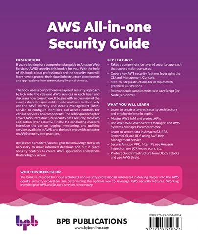 Mukherjee, Adrin AWS All-in-one Security Guide: Design, Build, Monitor, and Język publikacji angielski
