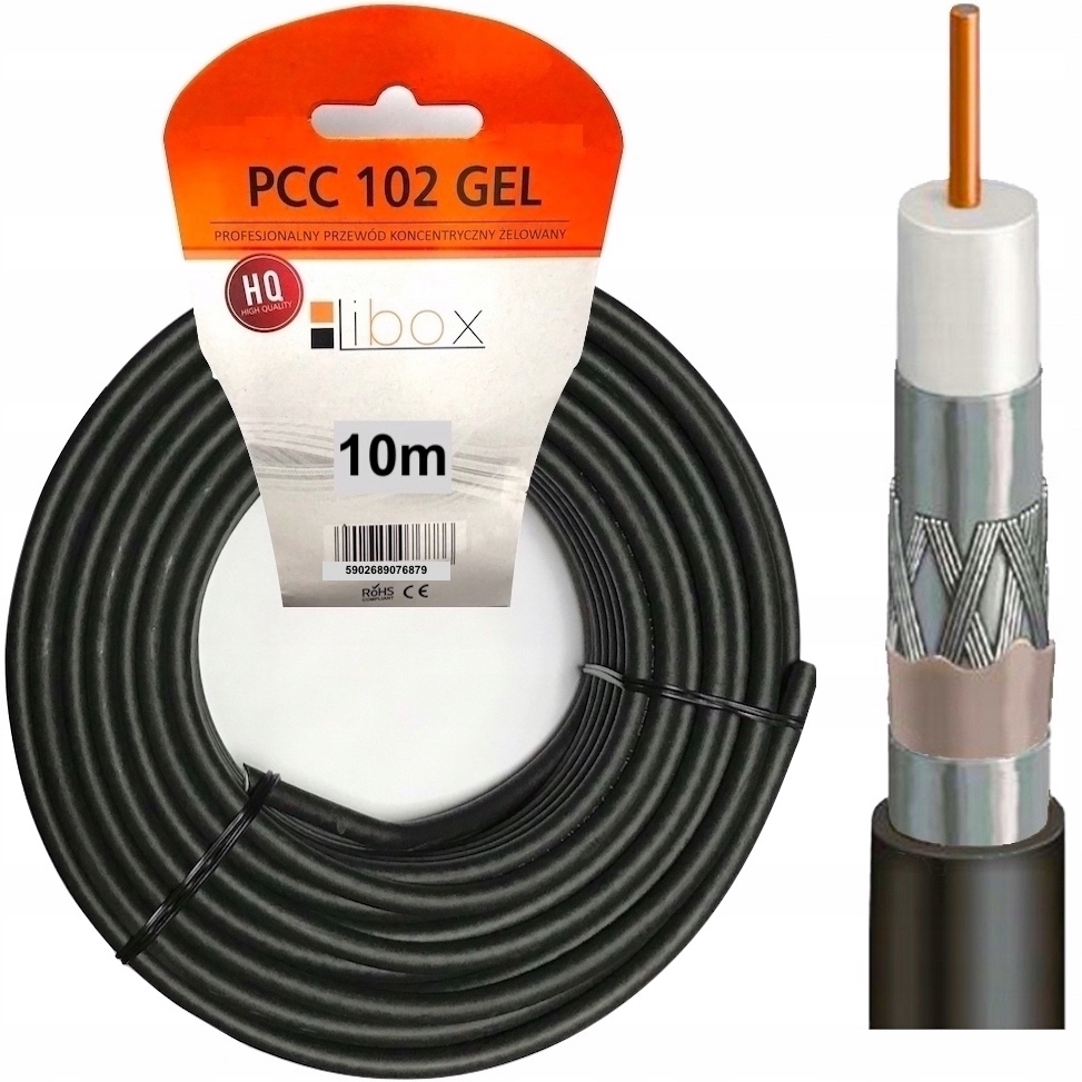 

Kabel Koncentryczny Żel Cu Antenowy Ziemny Lte 10M