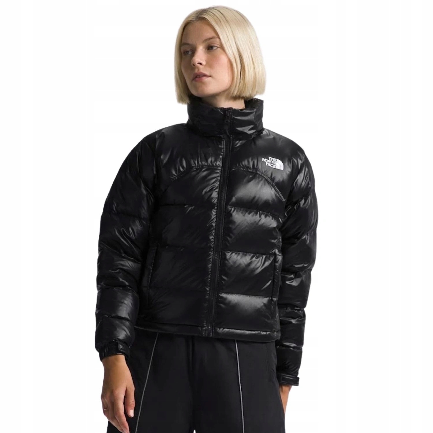 Dámská bunda The North Face 2000 Retro péřová zimní kapuce černá vel.