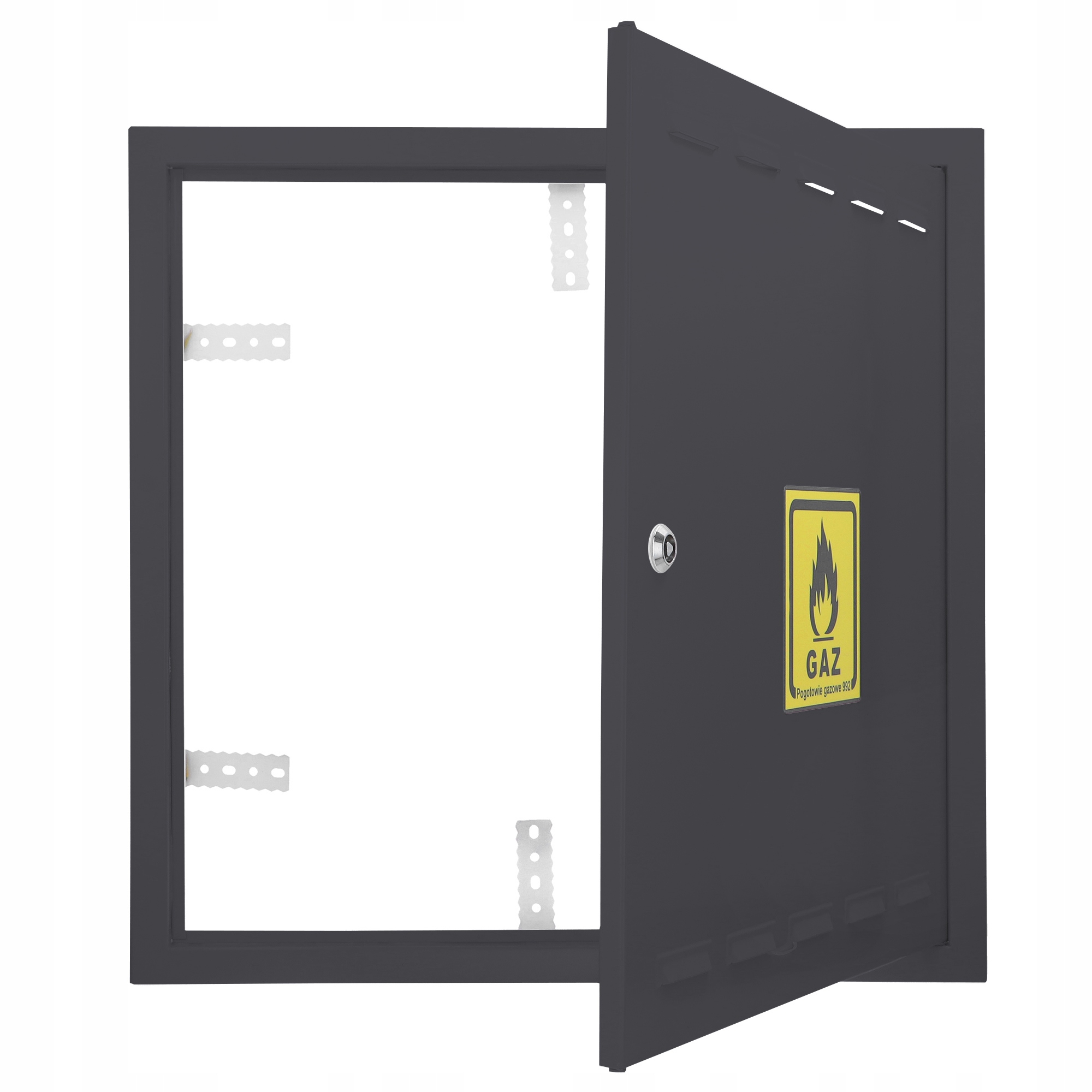 DRZWICZKI GAZOWE DRZWI REWIZYJNE 40x100 ANTRACYT Kod producenta DG/40x100/A