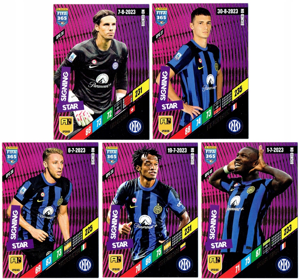 Fifa 365 2024 Upgrade 5x Karta Signing Star Inter
