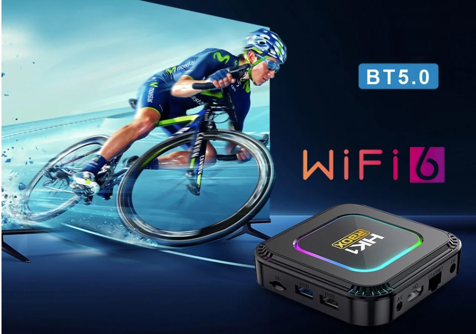 SMART TV BOX 8K 4K ANDROID 13 WIFI6 5GHz BLUETOOTH 5.0 HDR10+ 4/64GB Złącze HDMI tak