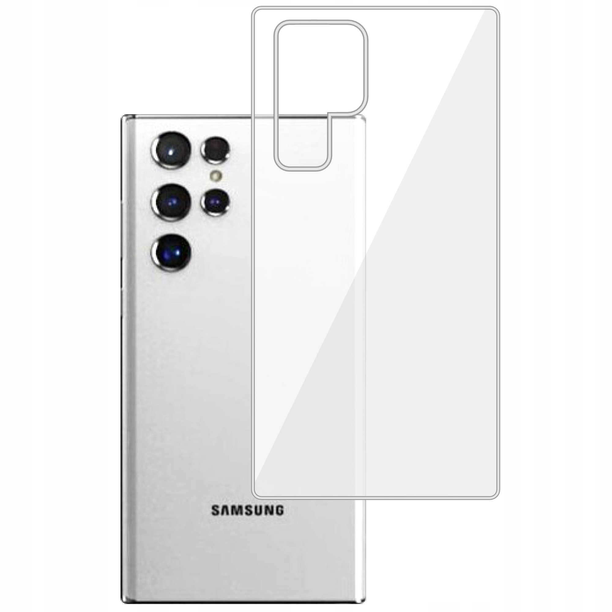 

Etui do Samsung Galaxy S22 Ultra gumowe Slim Clear