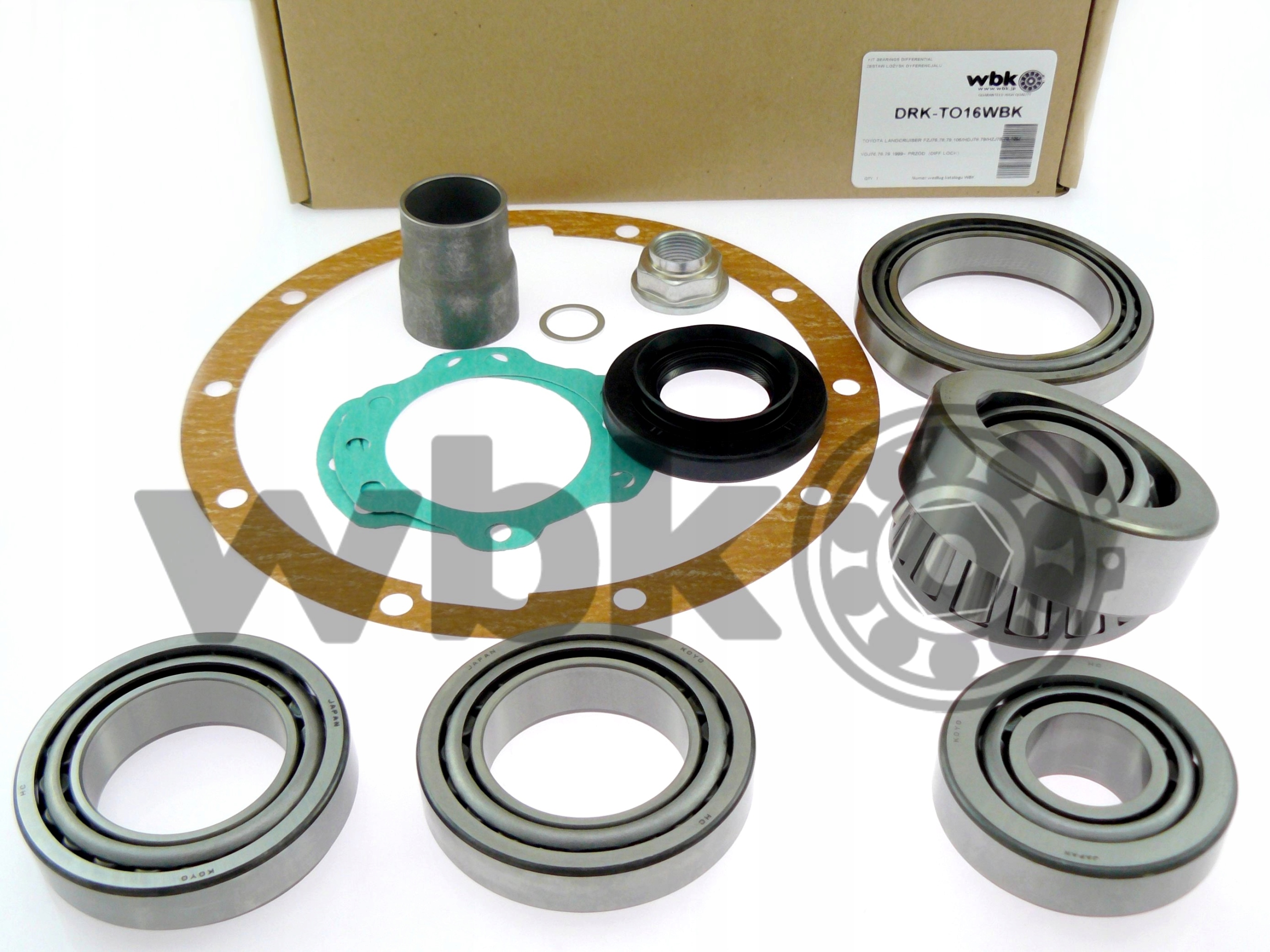 DRK-TO16WBK - ПОДШИПНИКИ ДИФФЕРЕНЦИАЛА TOYOTA LANDCRUISER 1998-